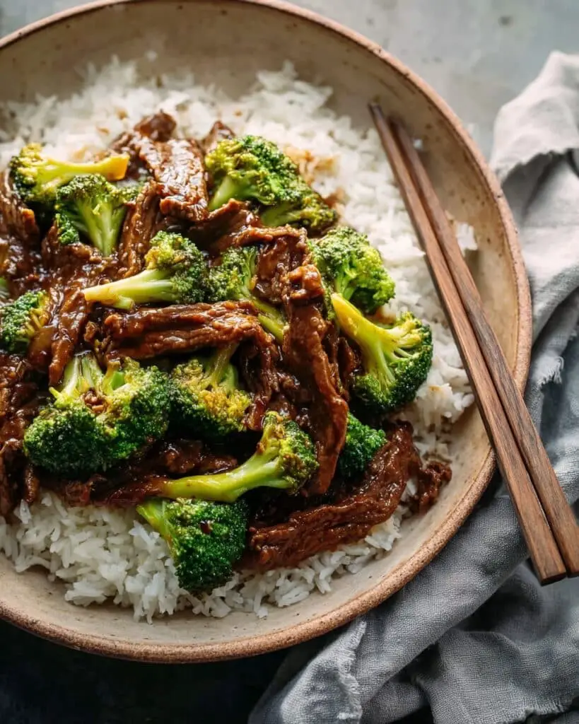 Chinese Beef and Broccoli (牛肉炒西兰花) Recipe