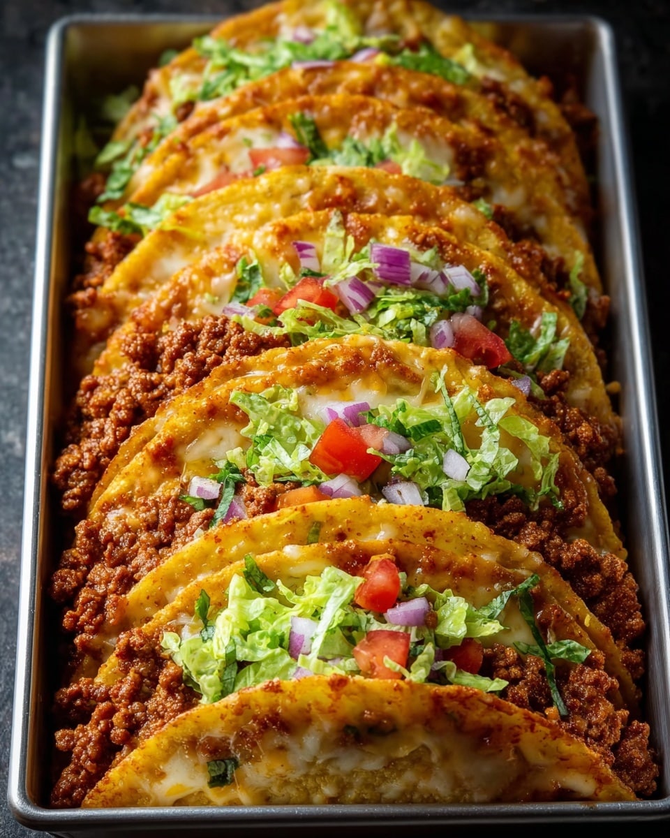 Oven-Baked Cheesy Tacos (Crispy & Loaded) You’ll Love! Recipe - Recipe Image
