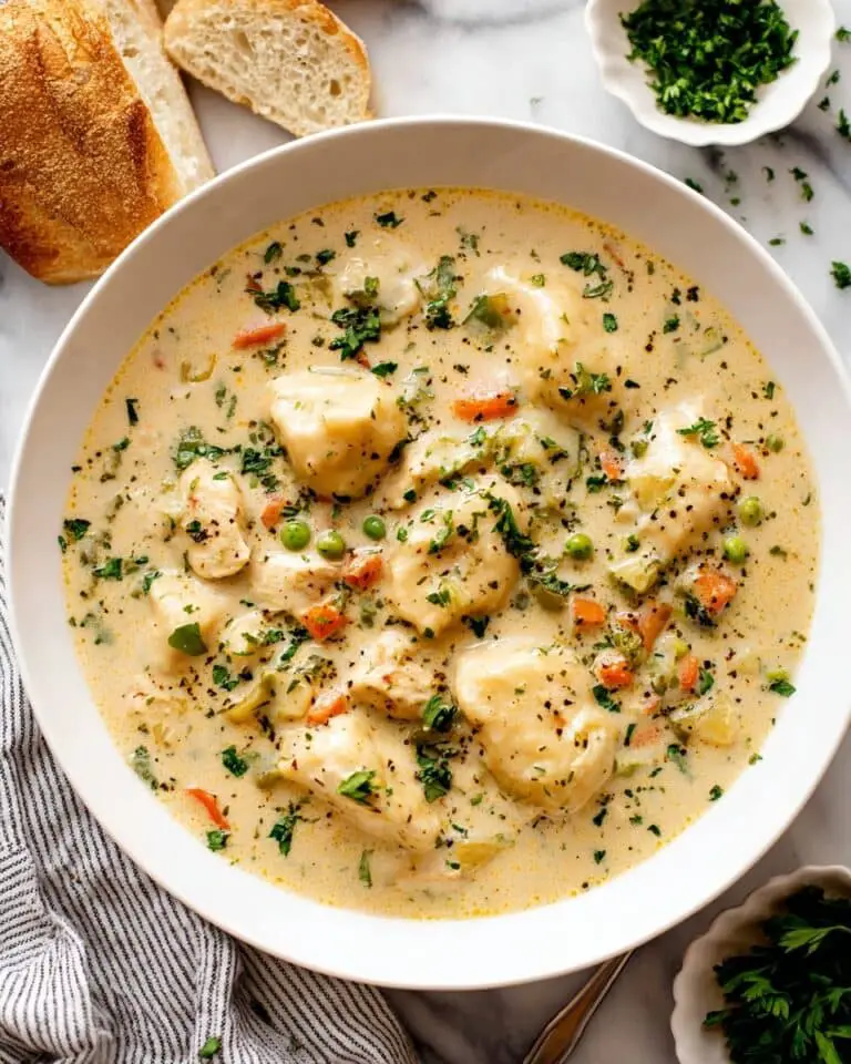 Dumpling Soup (with refrigerated biscuit dough!) Recipe