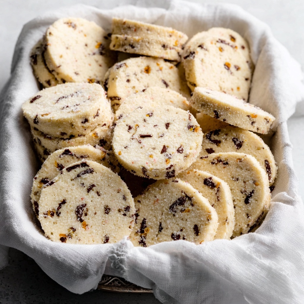 Cranberry Orange Shortbread Cookies Recipe - Recipe Image