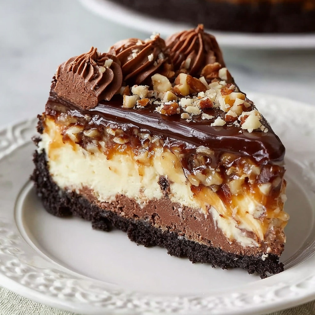 German Chocolate Cheesecake Recipe - Recipe Image