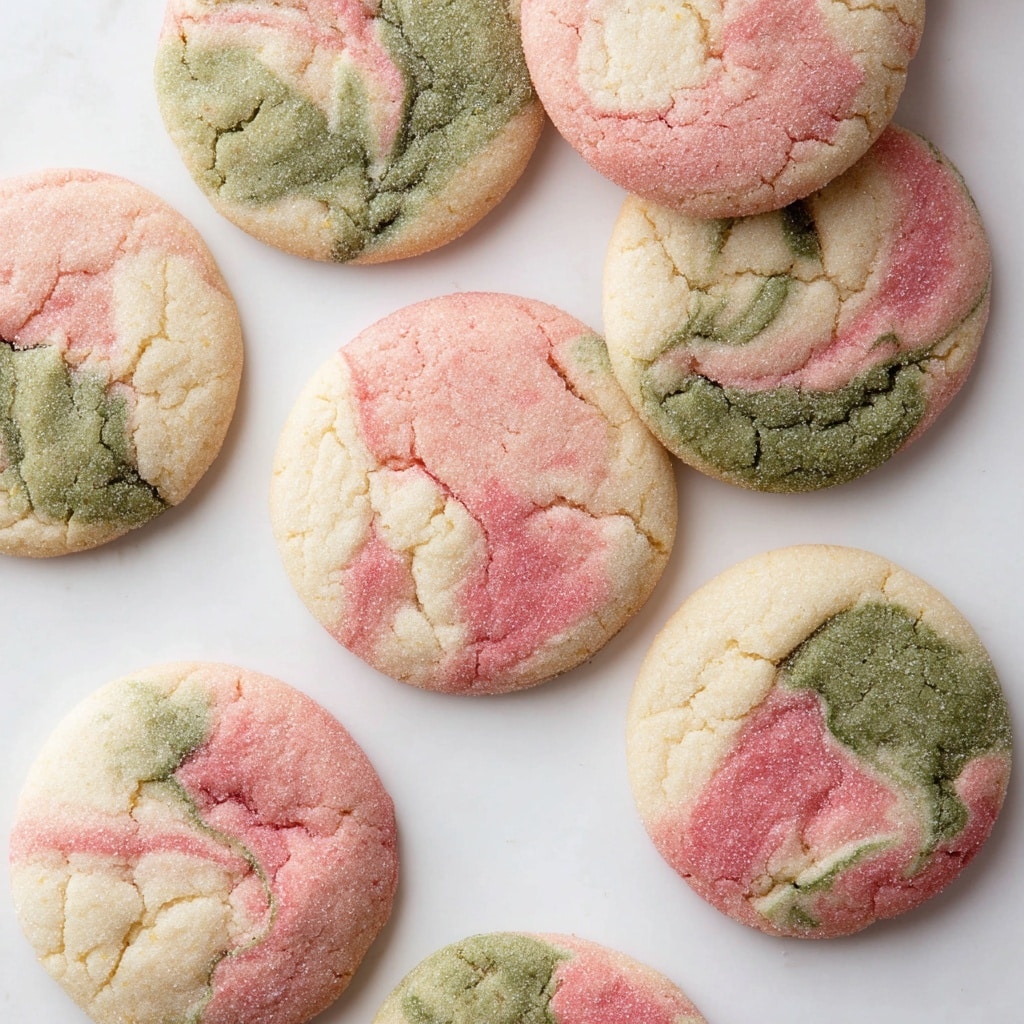 30-Minute Strawberry Matcha Neapolitan Cookies Recipe - Recipe Image