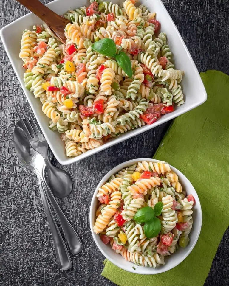 Creamy Italian Pasta Salad Recipe