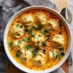 Easy Thai Coconut Curry Dumpling Soup Recipe