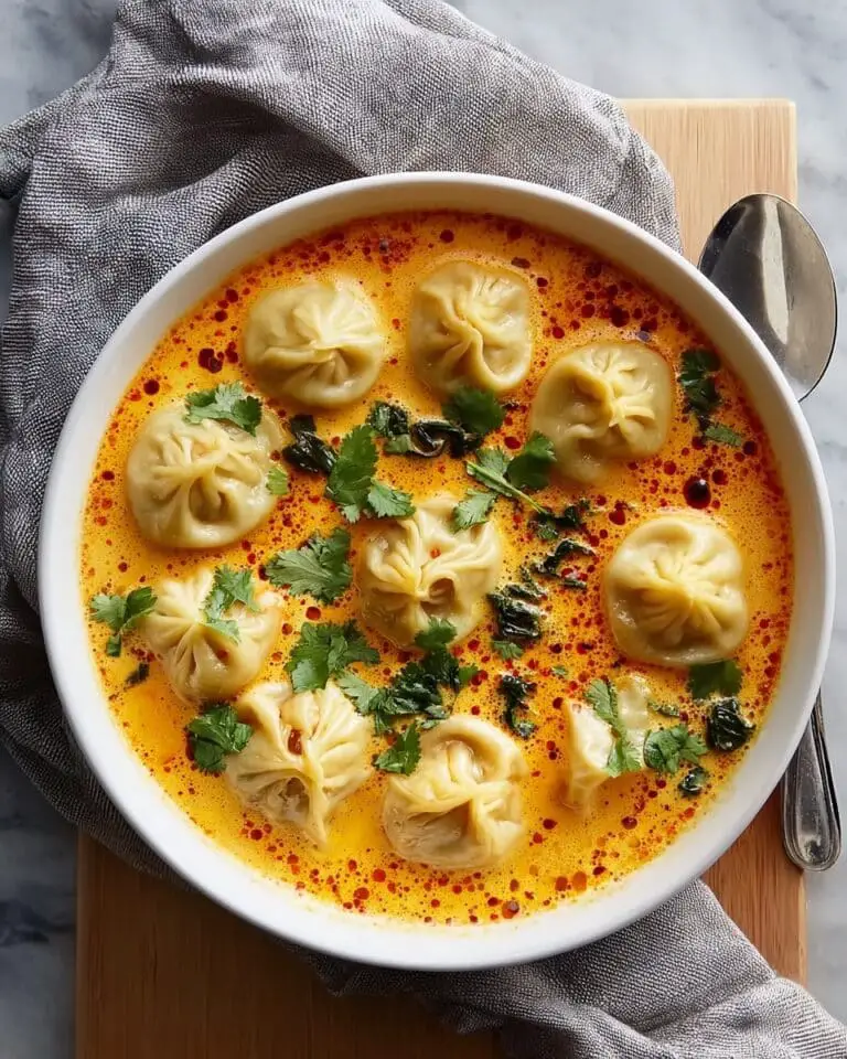 Easy Thai Coconut Curry Dumpling Soup Recipe