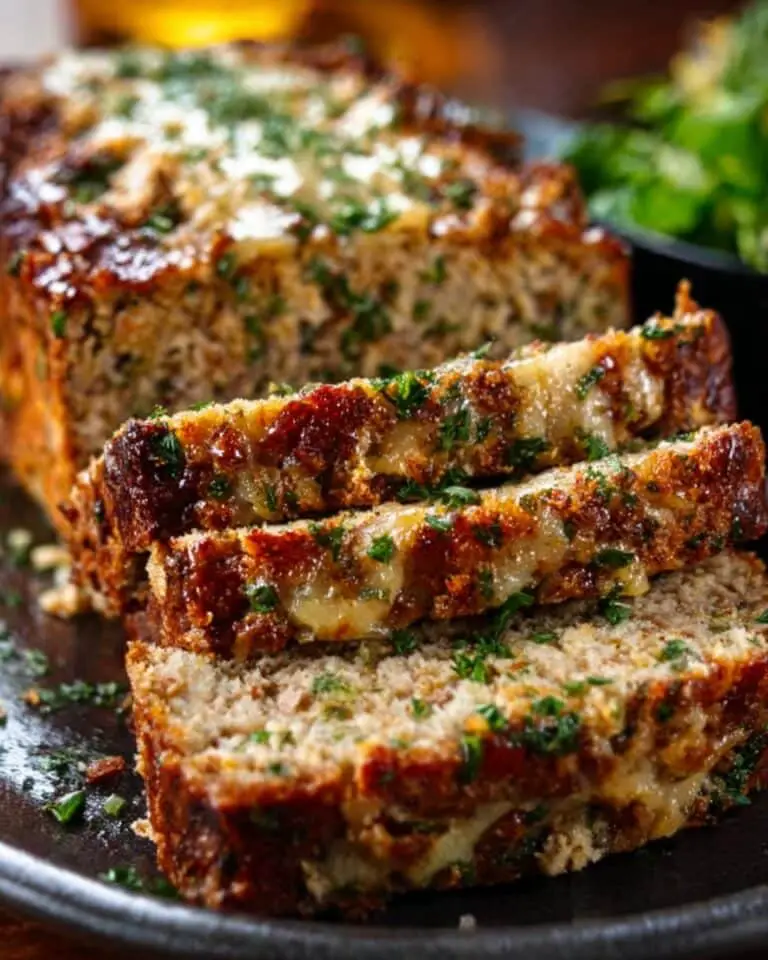 Garlic Parmesan Chicken Meatloaf Recipe