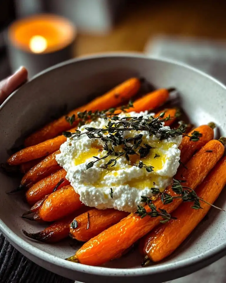Roasted Carrots with Whipped Ricotta and Chili Butter Recipe