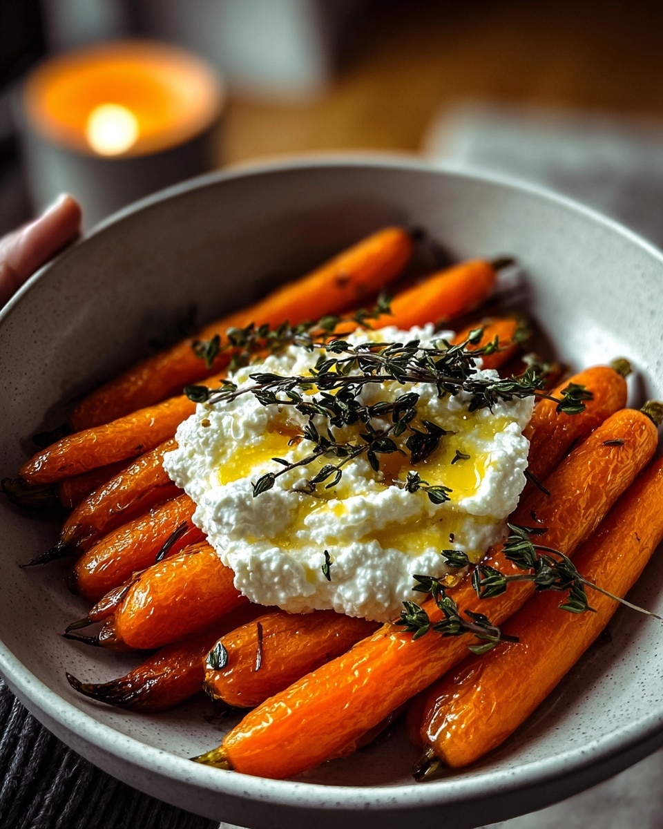 Roasted Carrots with Whipped Ricotta and Chili Butter Recipe