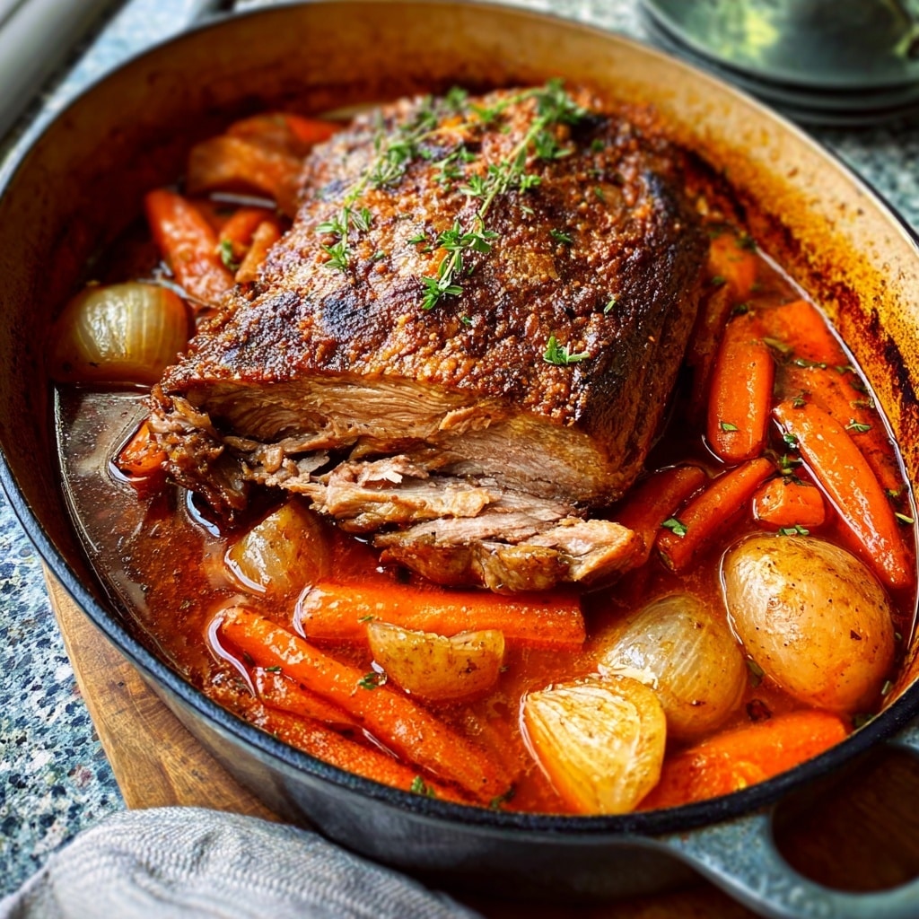 Italian Pot Roast & Parmesan Risotto Recipe - Recipe Image