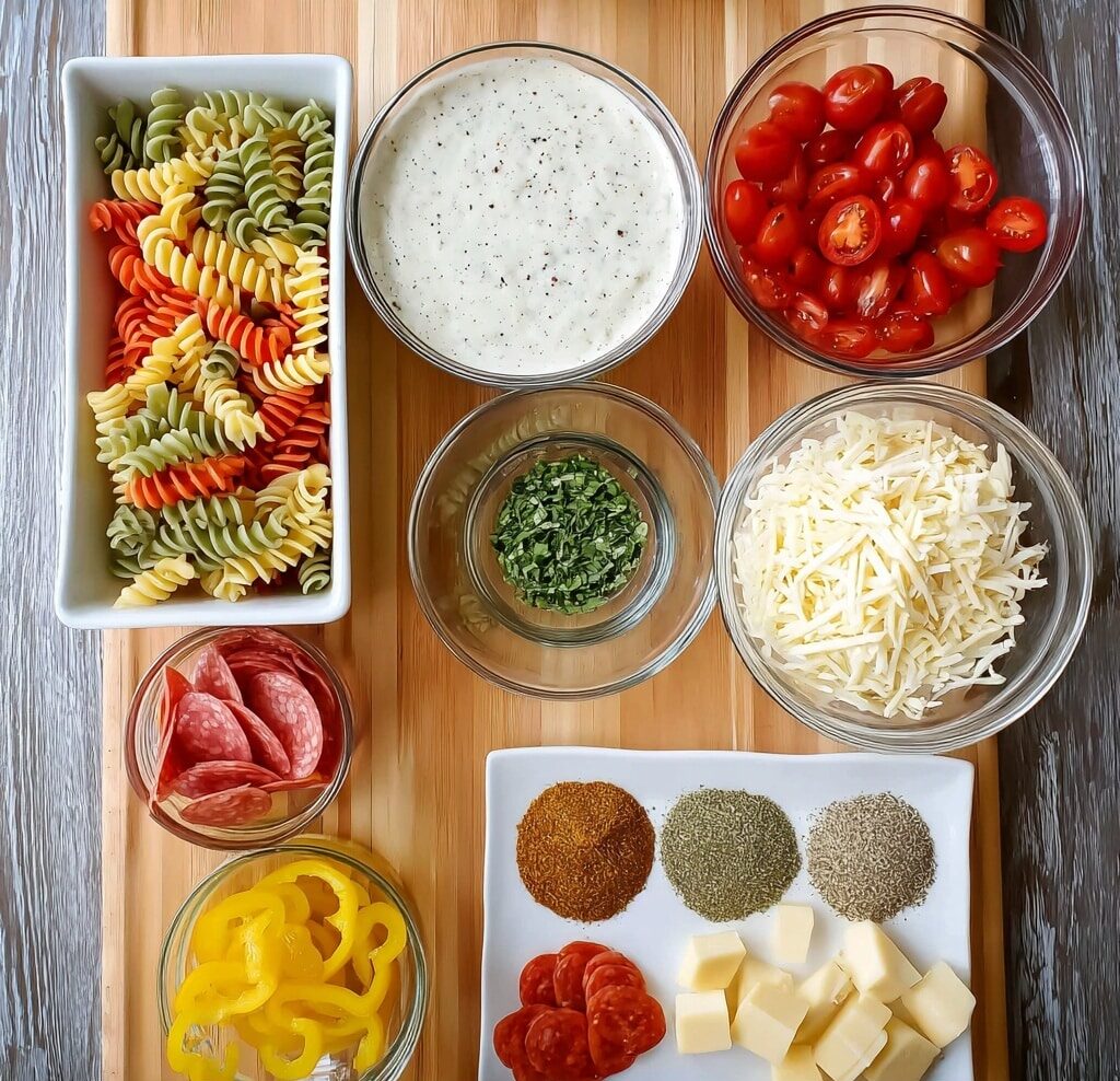 Creamy Italian Pasta Salad Recipe
