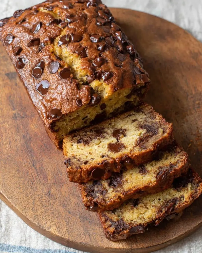 Easy Chocolate Chip Banana Bread Recipe