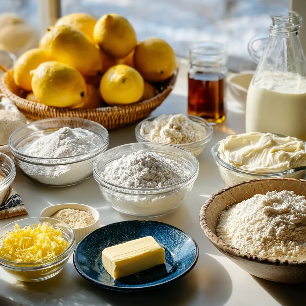 Lemon Cream Snowball Cookies Recipe - Recipe Image