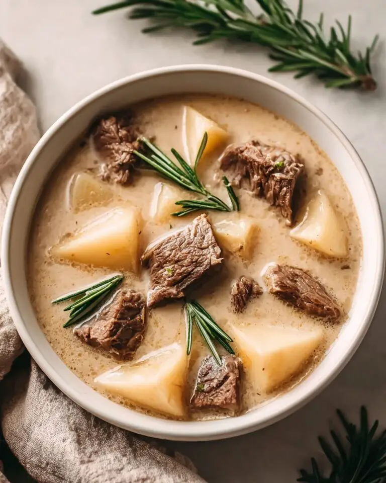 Creamy Steak and Potato Soup Recipe