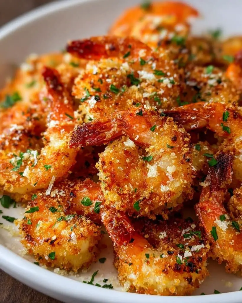 Air Fryer Garlic Parmesan Shrimp Recipe
