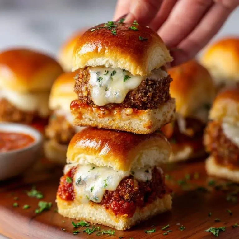 Chicken Parmesan Sliders Recipe
