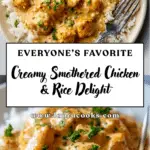 Best Smothered Chicken and Rice Recipe