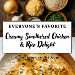 Creamy Sothered Chicken And Rice Recipe
