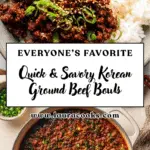 Korean Ground Beef Bowl (25-Minutes) Recipe