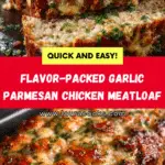 Garlic Parmesan Chicken Meatloaf Recipe