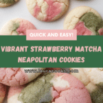30-Minute Strawberry Matcha Neapolitan Cookies Recipe