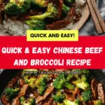 Chinese Beef and Broccoli (牛肉炒西兰花) Recipe