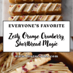 Orange Cranberry Shortbread Cookies Recipe