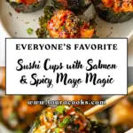 Easy Baked Salmon Sushi Cups (Viral Recipe) Recipe