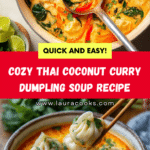 Easy Thai Coconut Curry Dumpling Soup Recipe