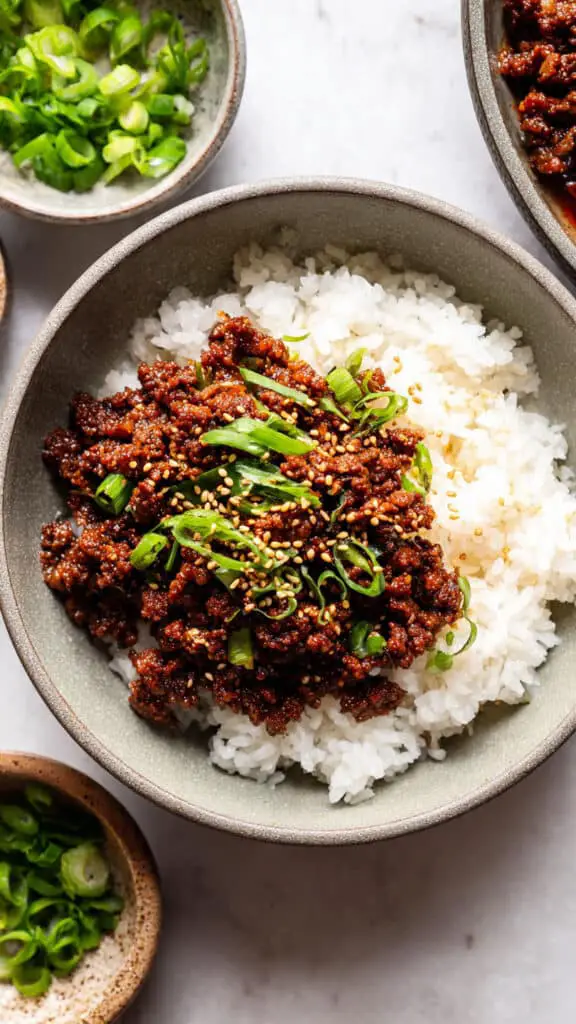 Korean Ground Beef Bowl (25-Minutes) Recipe
