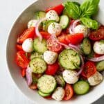 The Best Fresh Cucumber Caprese Salad Recipe