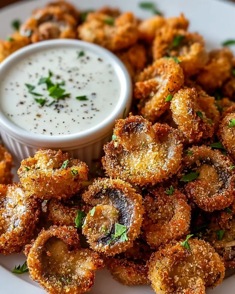Air Fryer Ranch Mushrooms Recipe