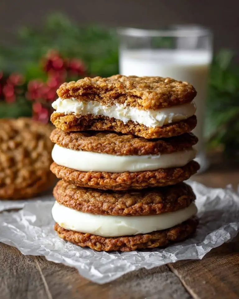 Gingerbread Oatmeal Cream Pies Recipe