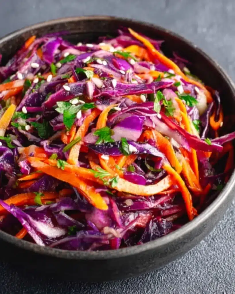 Red Cabbage and Carrot Coleslaw Recipe