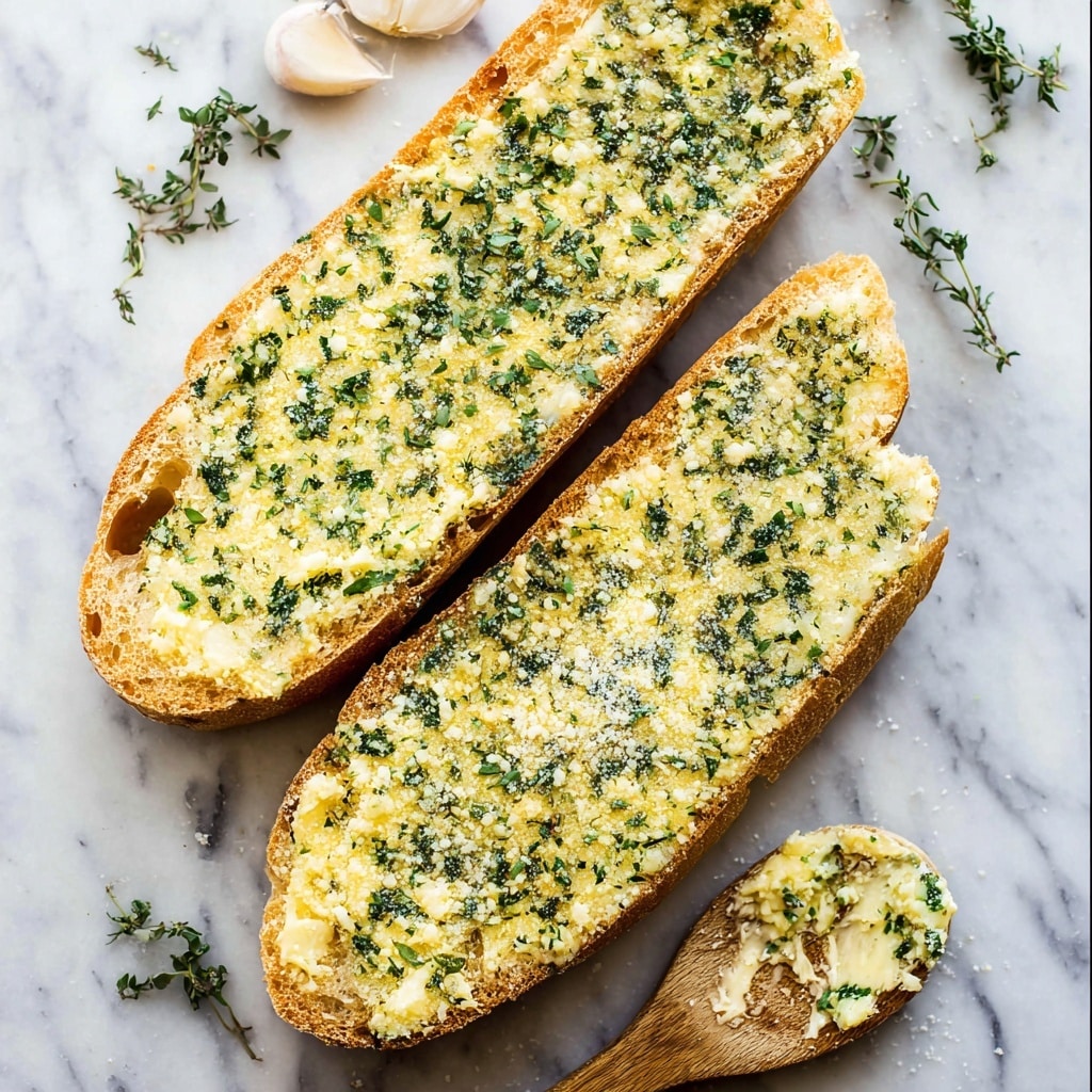 The BEST Garlic Bread Recipe - Recipe Image