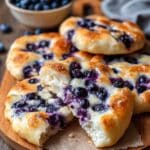 Fluffy Cottage Cheese Blueberry Cloud Bread Recipe