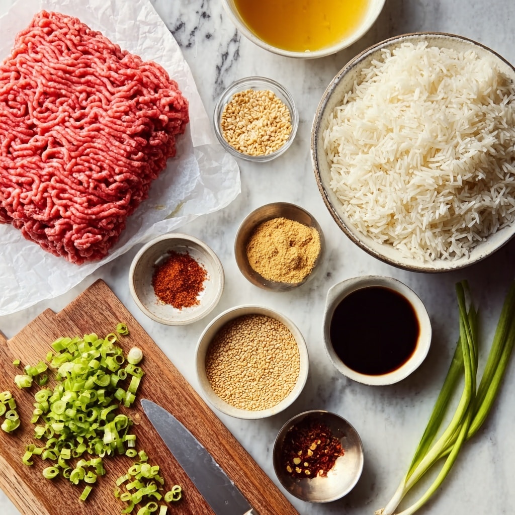 Korean Ground Beef Bowl in just 25-Minutes Recipe - Recipe Image