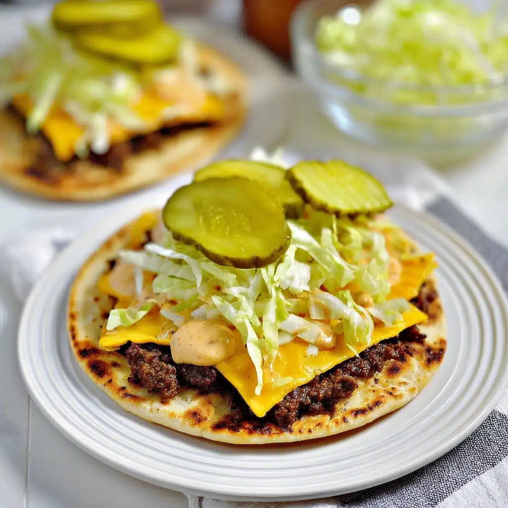 Keto Big Mac Smash Burgers Recipe - Recipe Image