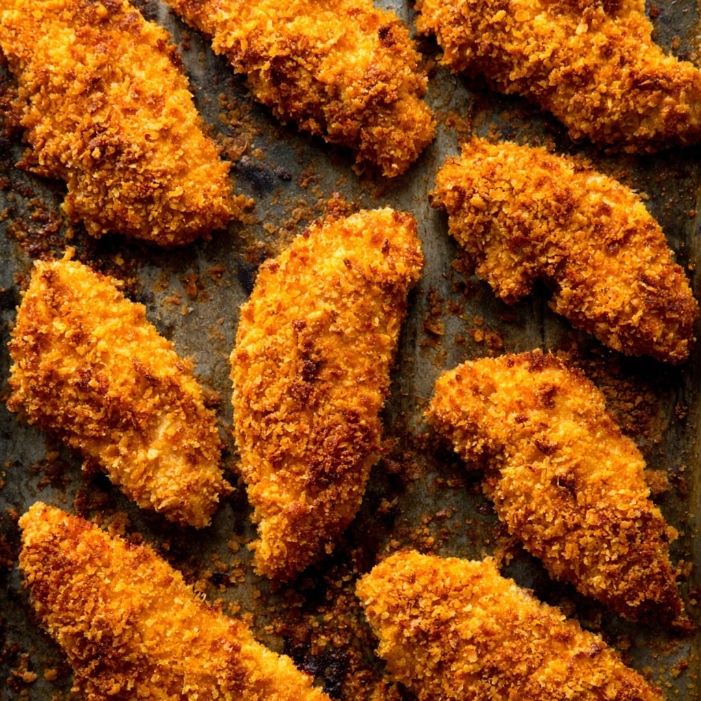 Crispy Baked Chicken Tenders Recipe - Recipe Image