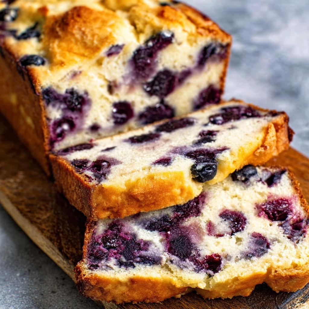 Blueberry Cream Cheese Bread Recipe - Recipe Image