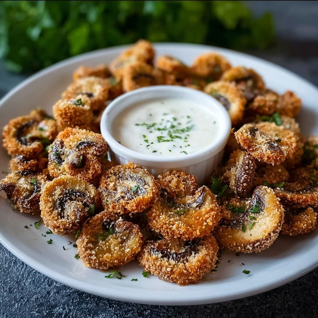 Air Fryer Ranch Mushrooms Recipe - Recipe Image