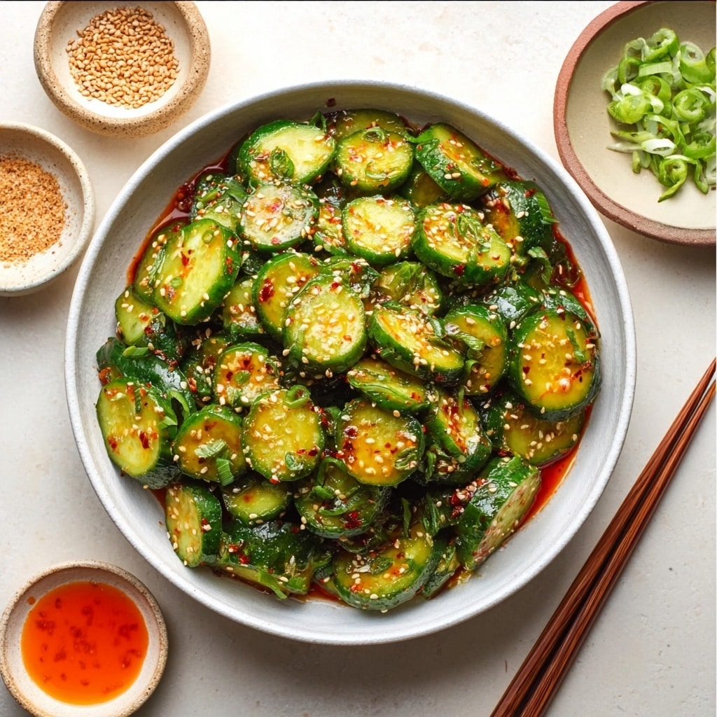 Easy Asian Cucumber Salad Recipe - Recipe Image