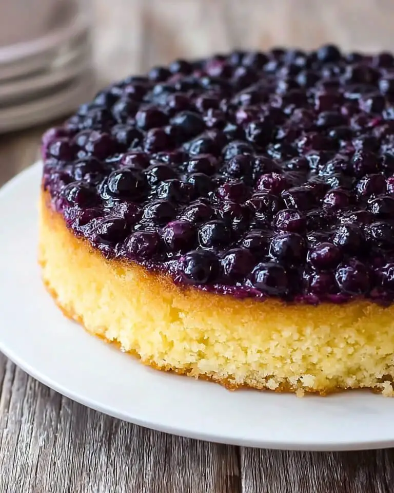Best Homemade Blueberry Upside Down Cake Recipe