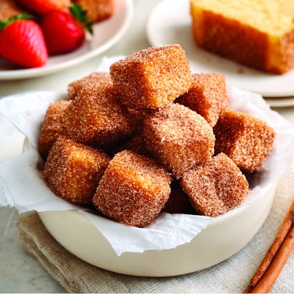 Crispy Angel Cake Churro Bites Recipe - Recipe Image