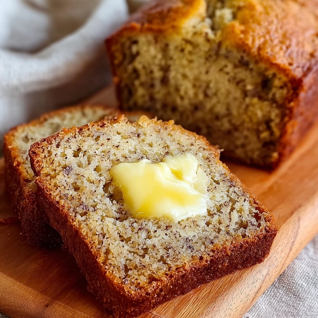 Easy Moist Banana Bread Recipe - Recipe Image