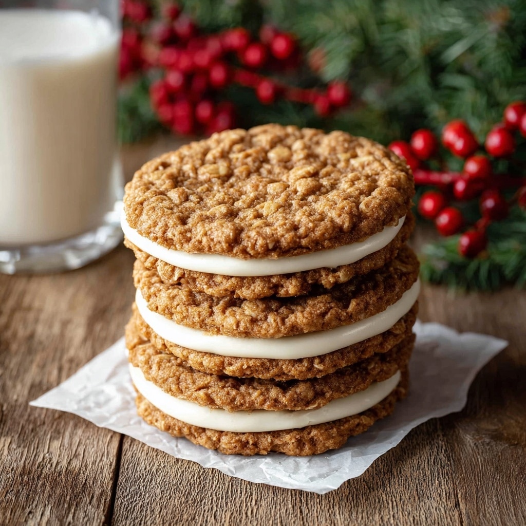 Gingerbread Oatmeal Cream Pies Recipe - Recipe Image