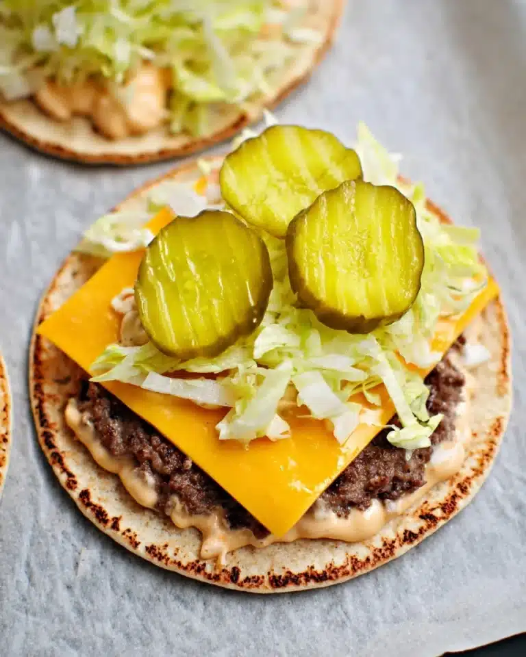 Keto Big Mac Smash Burgers Recipe