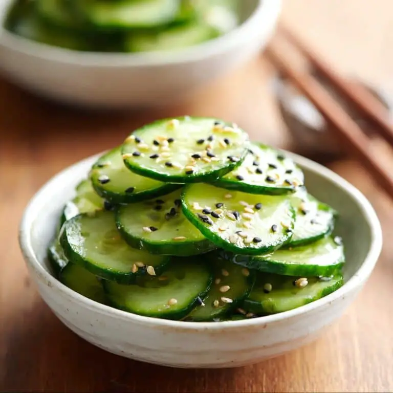 10 Minute Sunomono (Japanese Cucumber Salad) Recipe