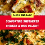 The Best Smothered Chicken and Rice Recipe