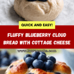 Fluffy Cottage Cheese Blueberry Cloud Bread Recipe