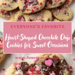 Heart Shaped Chocolate Chip Cookies Recipe